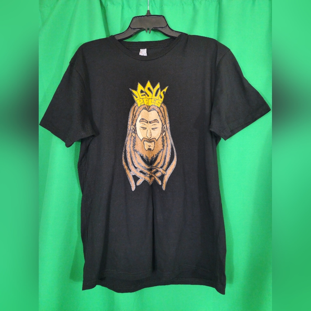 Jesus PPL'S TM, Large, Unisex, Black - EUC
